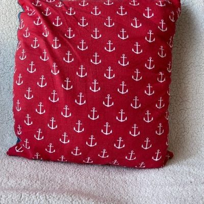Almofada Âncoras Vermelhas