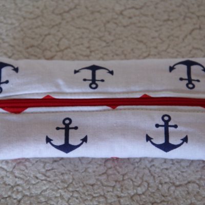 Estojo Flat Âncoras