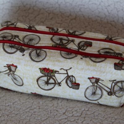 Estojo Duplo Bicicletas